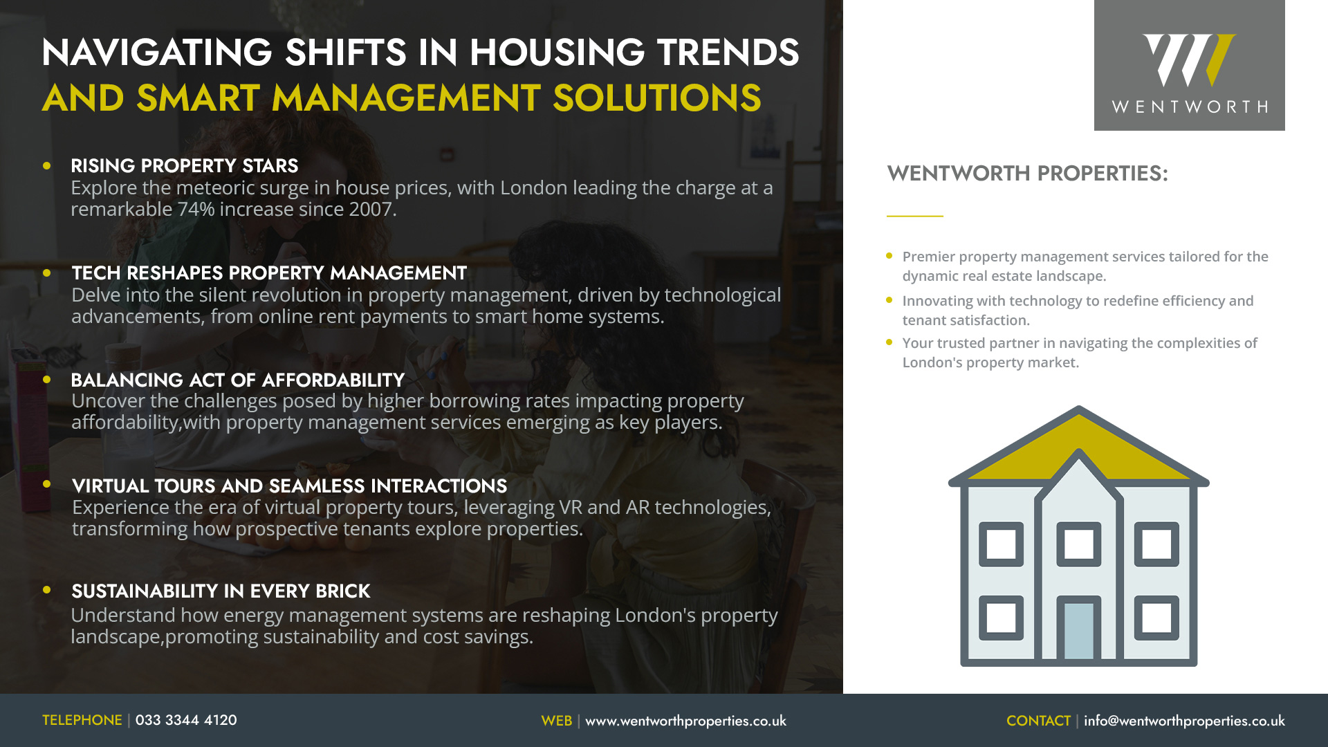 information about navigating shifts in house trends and smart management solutions