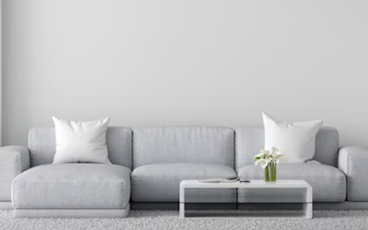 Minimalist living room with modern decor